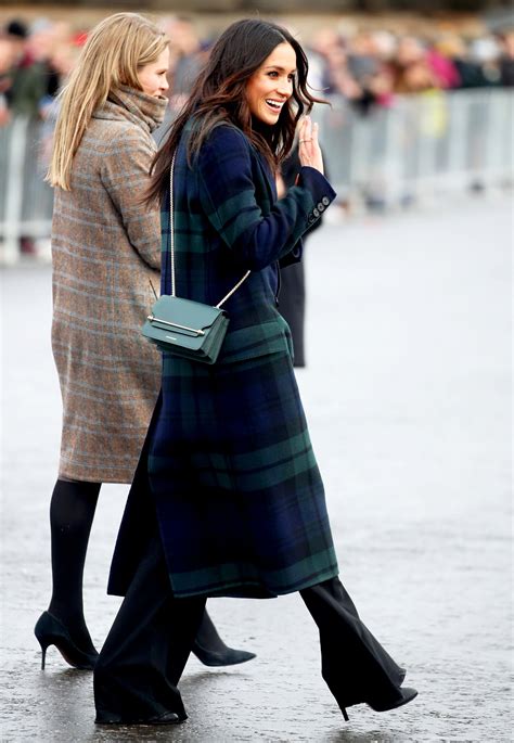 burberry coat meghan markle|Meghan Markle in Burberry Coat, Strathberry Bag in Scotland: Shop.